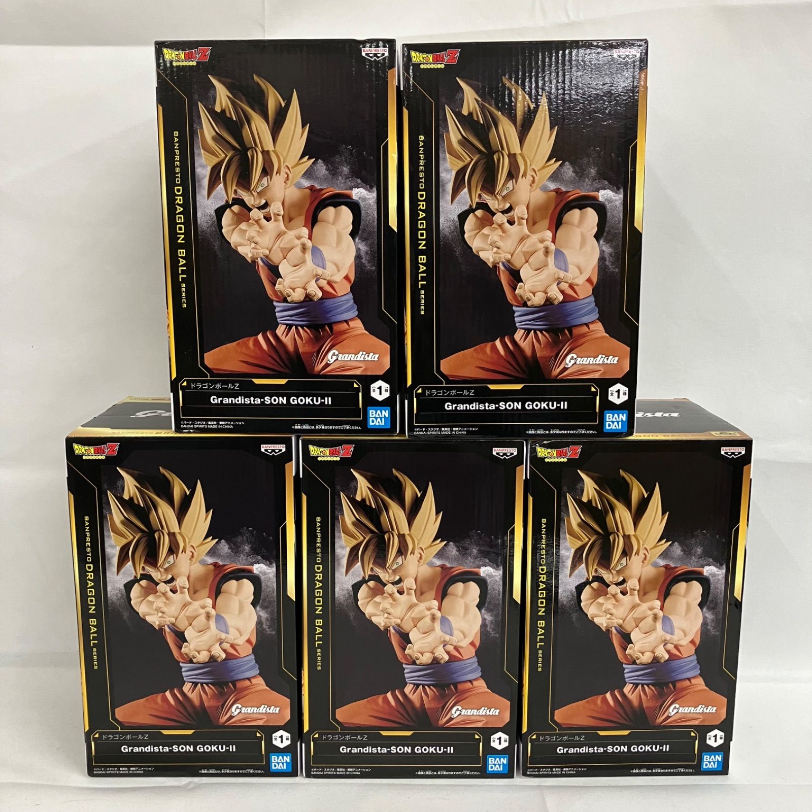 未開封 ドラゴンボールZ Grandista 孫悟空Ⅱ 5個セット SFK263 c111 