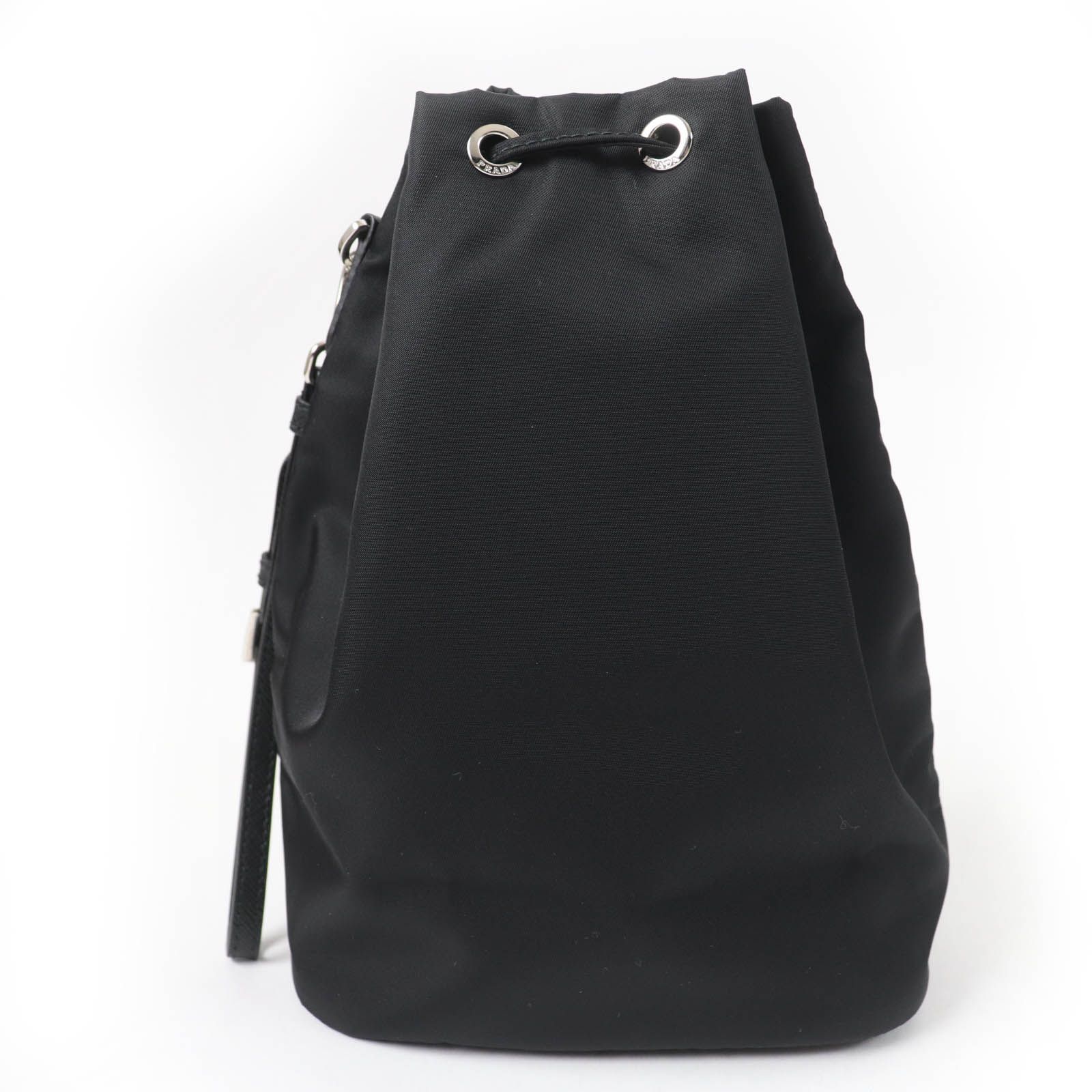 極美品☆PRADA プラダ 1NE369 ナイロン100％ トライアングルロゴ Re 