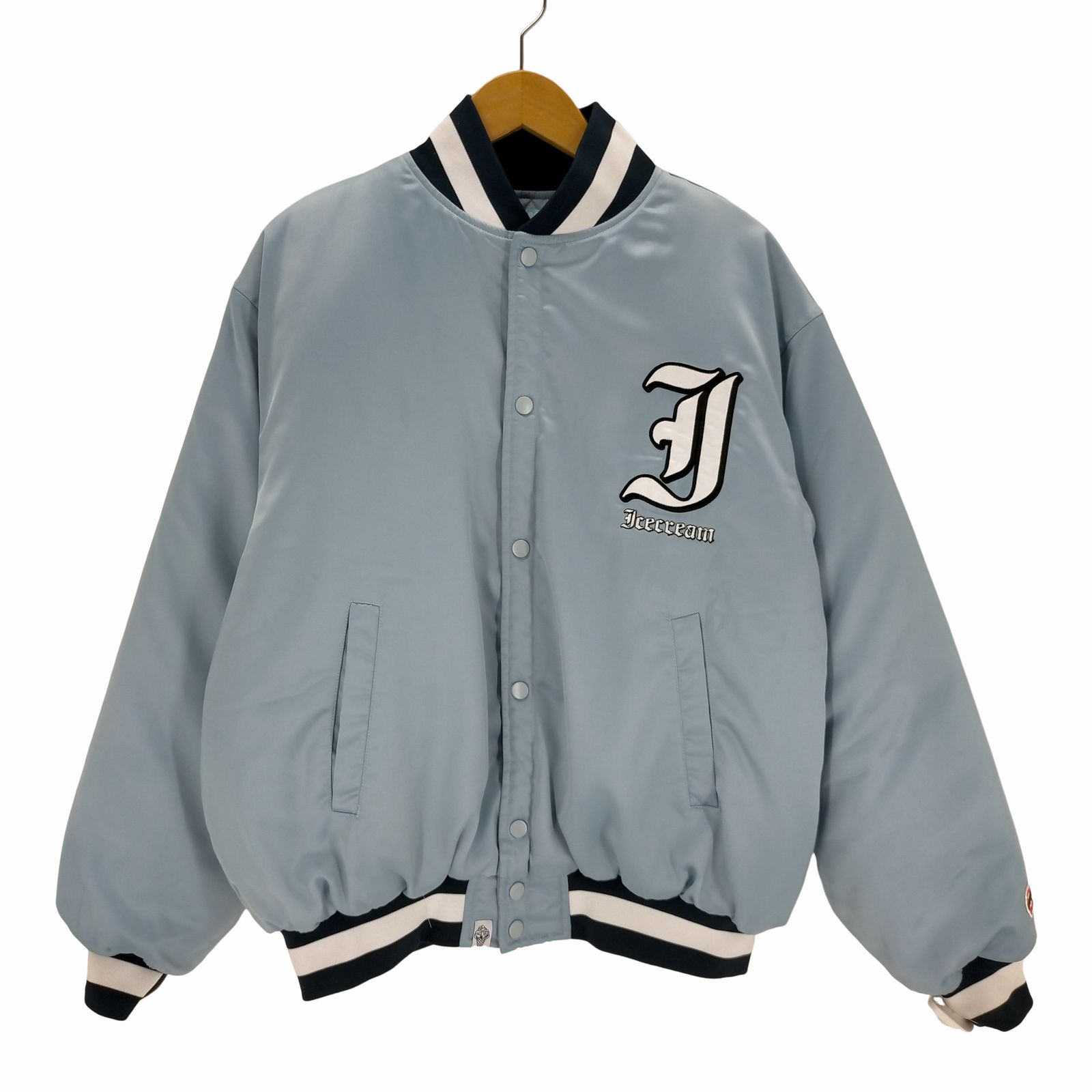 ジャケット・アウター STATIC VARSITY JACKET ICECREAM icecream-static-bomber-jacket-