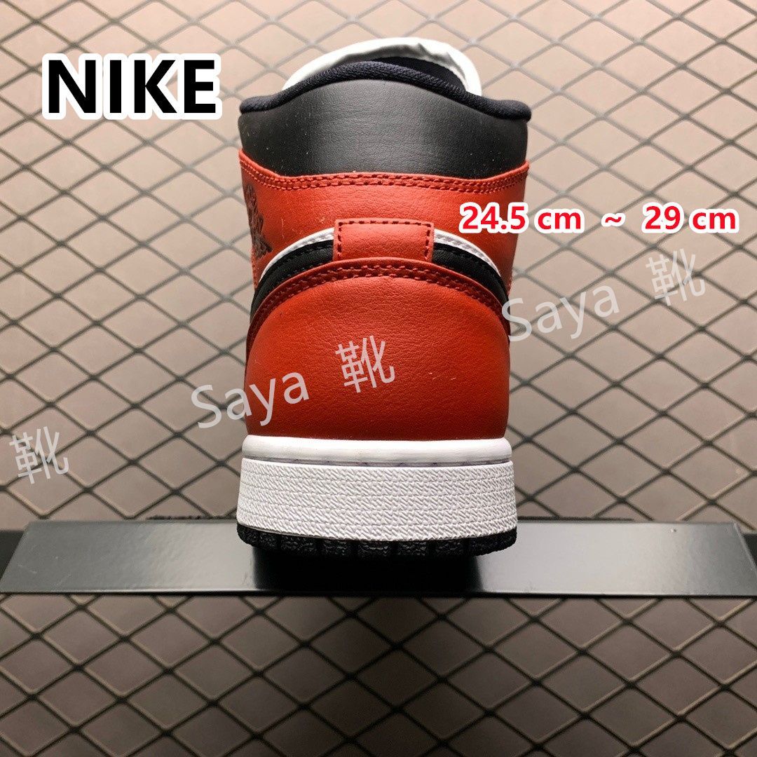 新品 未使用 NIKE AIR JORDAN 1 MID CHICAGO BLACK TOE ナイキ エア 