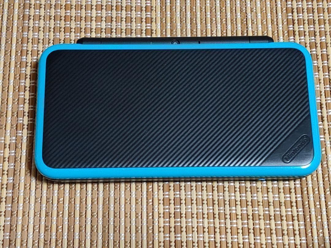 本体のみ New2DSLL ブラック×ターコイズ A