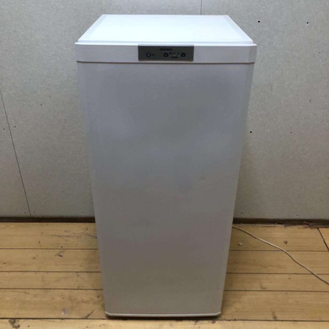MITSUBISHI 三菱 ノンフロン冷凍庫 121L MF-U12N-W形 2008年 冷凍ストッカー フリーザー ホワイト 75015-2-025