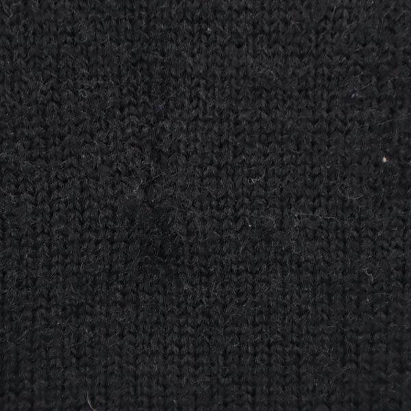 サンドニット 40s 50s レタード 長袖 ニット カーディガン 42 ブラック