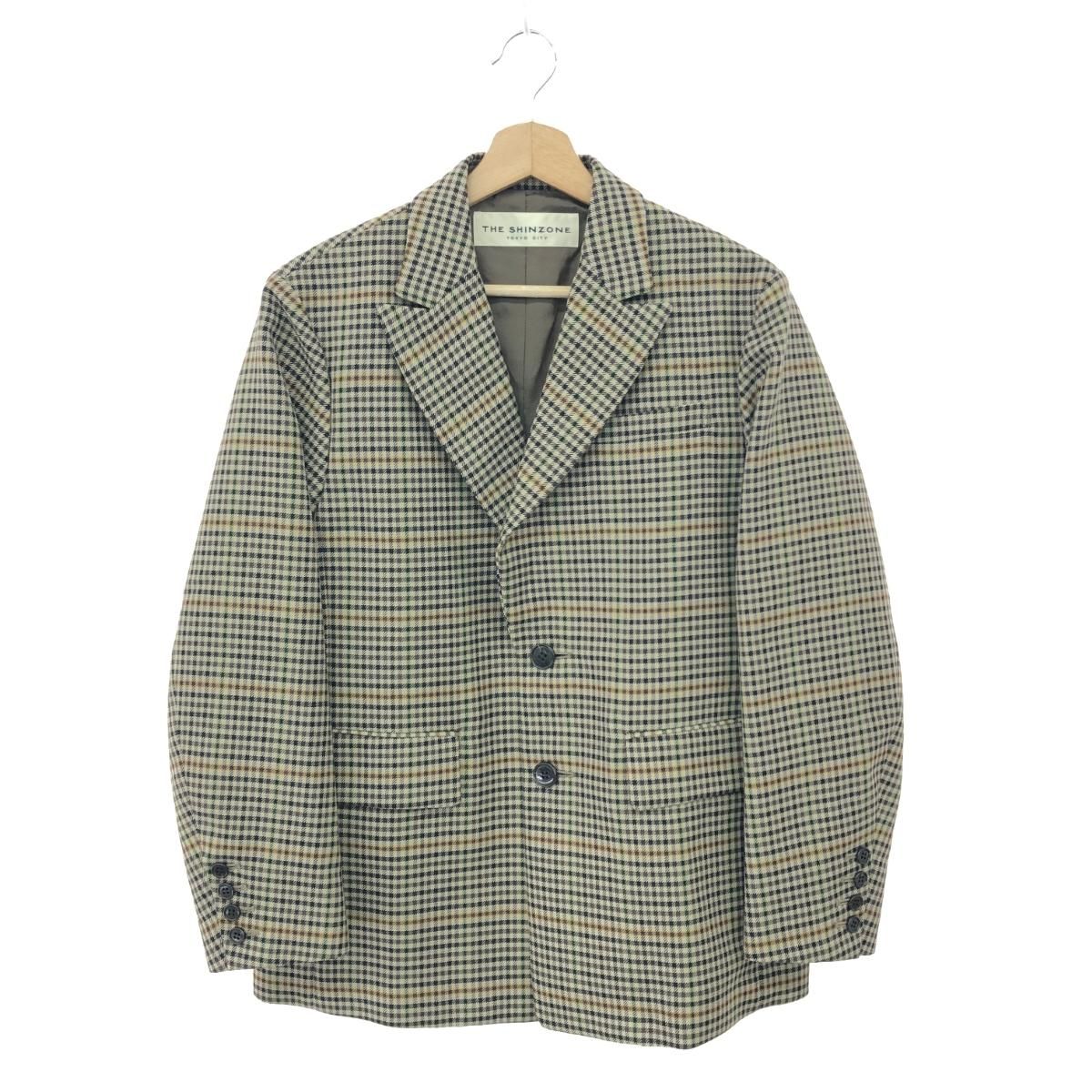THE SHINZONE シンゾーン プレイドチェックジャケット サイズ:34 PLAID