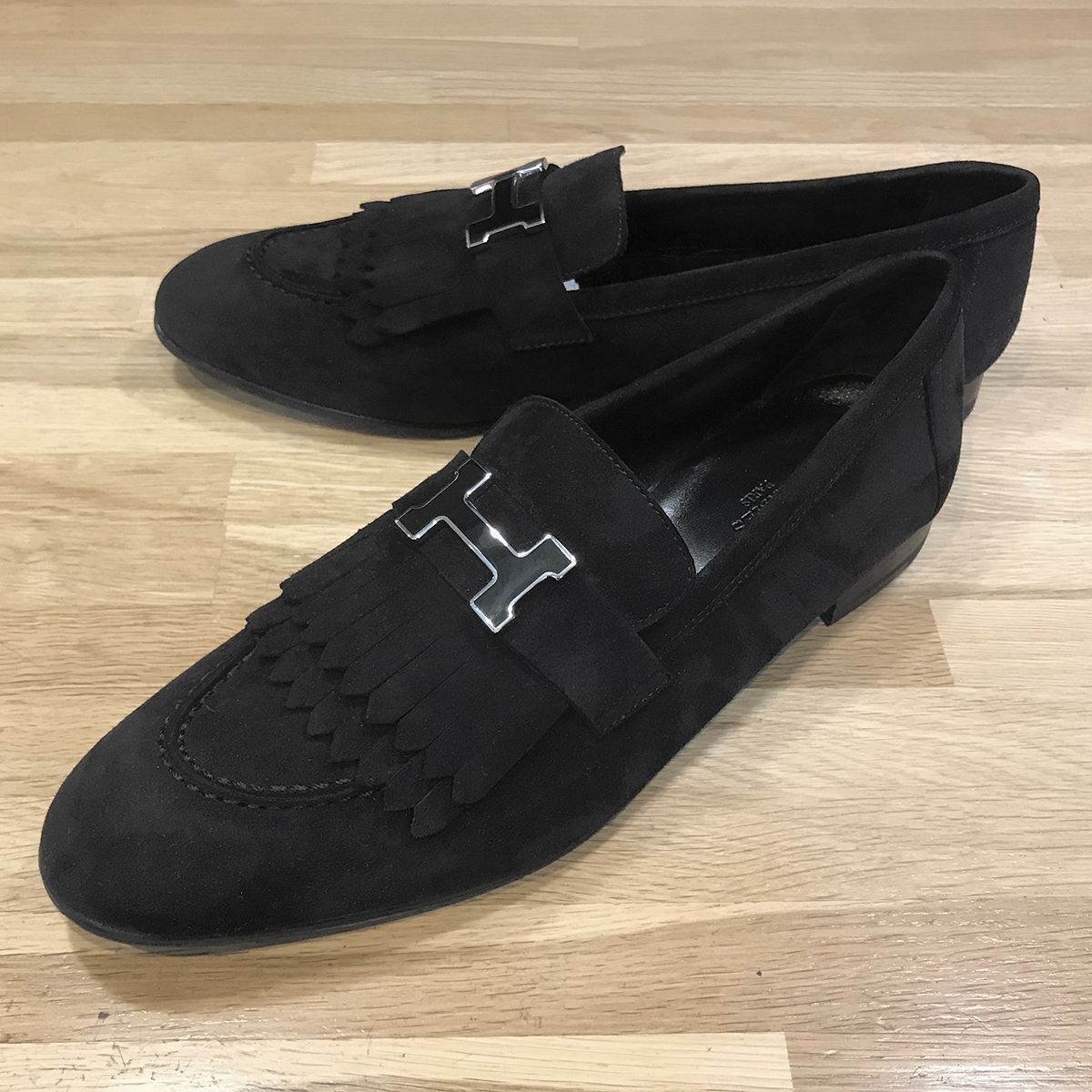 新品同様】エルメス モカシンロワイヤル ローファー シェーブル
