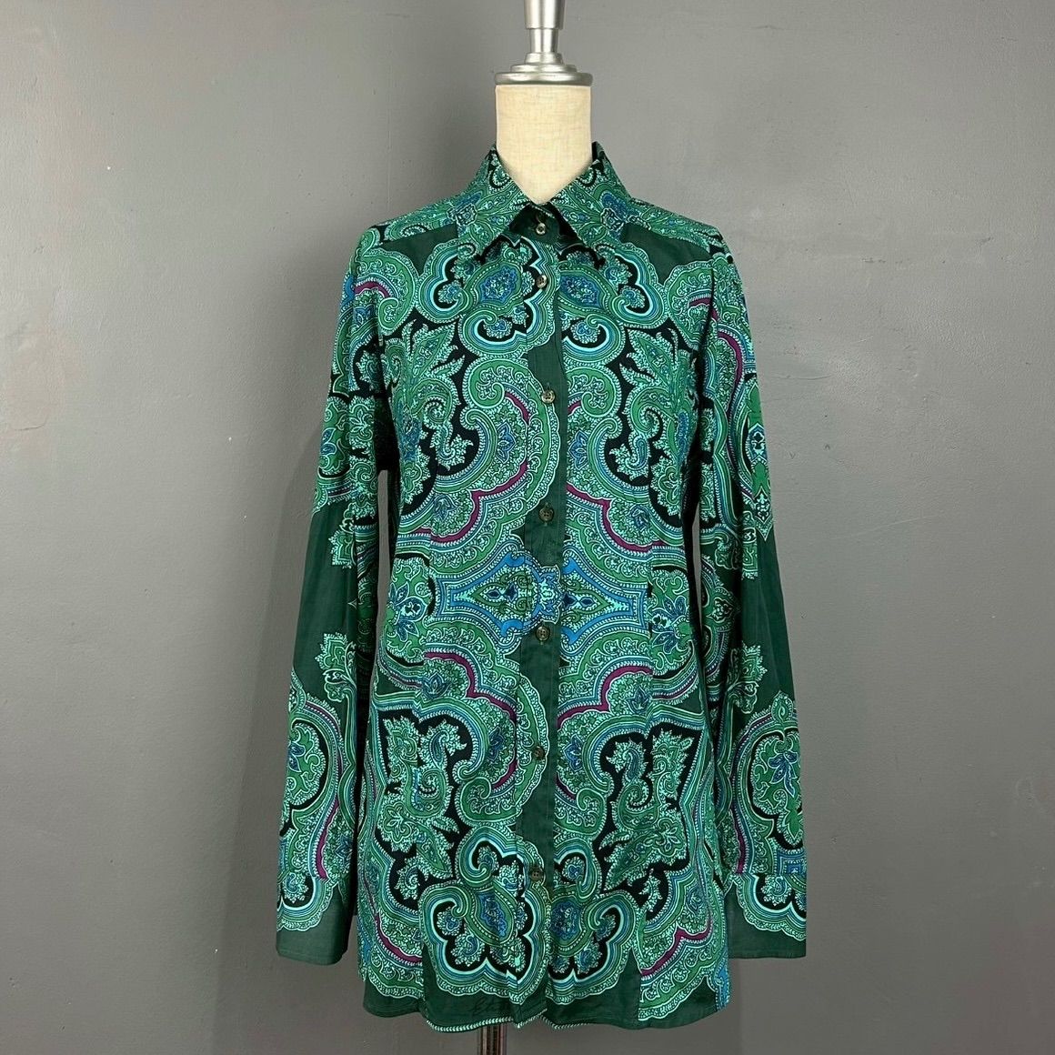 イタリア製 ETRO L/S Shirt Paisley エトロ 長袖シャツ ブラウス