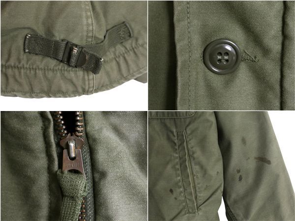 60s 米軍実物 USN ネイビー A-2 デッキ ジャケット メンズ L