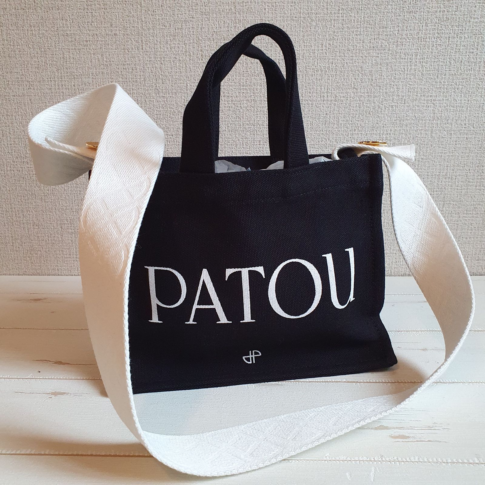 新品・未使用】PATOU オーガニックコットンスモールキャンバストート