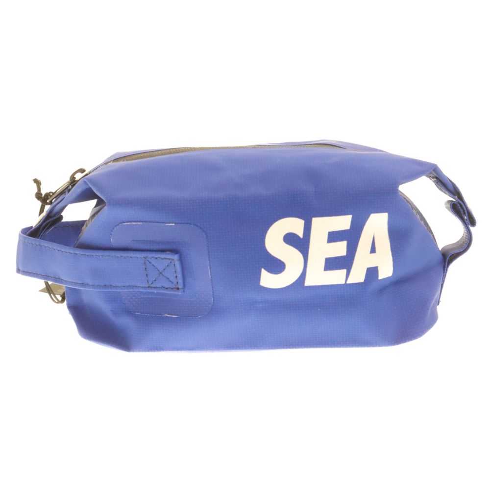 WIND AND SEA (ウィンダンシー) WDS DOPP KIT BAG SMALL ロゴプリント 