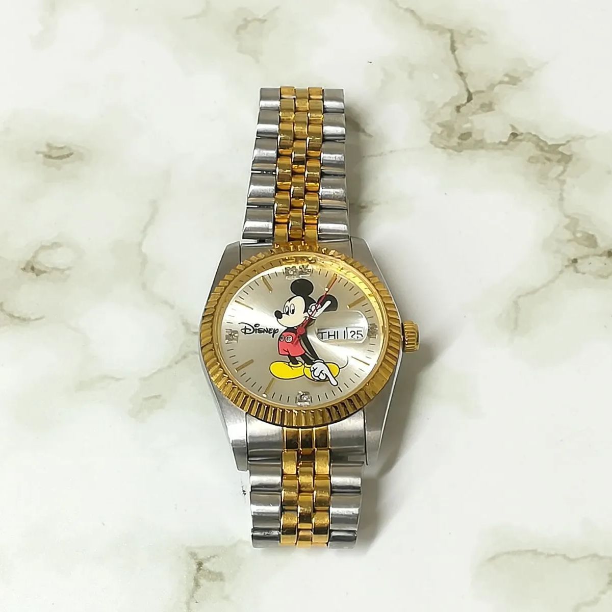 Disney ミッキー 腕時計 1000台限定 稼働品 限定品 シリアルナンバー 