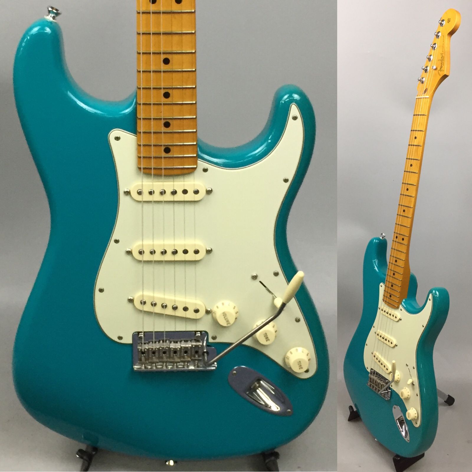 美品】Busker's 島村 BST-Standard ストラト RSM エレキギター