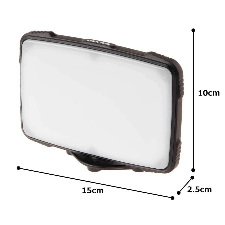 GENTOS(ジェントス) LED パネルランタン USB充電式(専用充電池) 1300ルーメン エクスプローラー PL-400R キャンプ アウト  GENTOS(ジェントス) LED ランタン USB充電式 明るさ500ルーメン/実用点灯10時間/耐塵/
