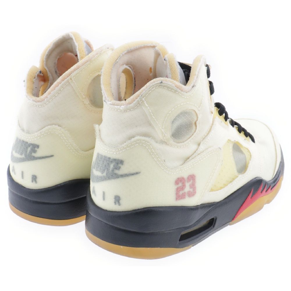 NIKE (ナイキ) ×OFF-WHITE AIR JORDAN 5 RETRO SP SAIL オフホワイト