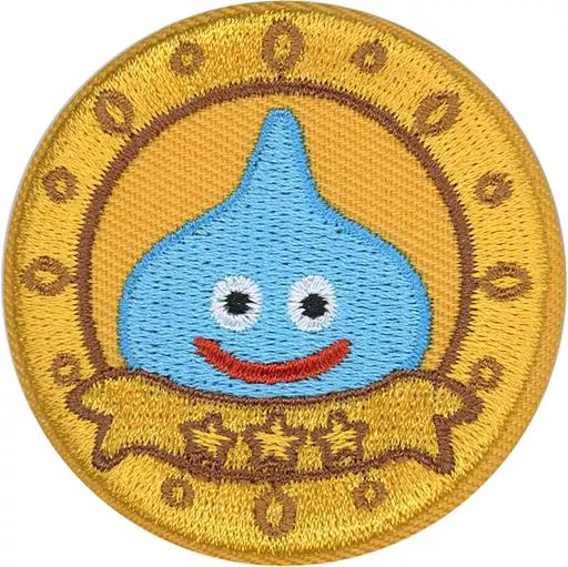 【新品未使用】ドラクエ バッジ 中古】バッジ・ピンズ スライム バトルロード刺繍モンスターバッジ