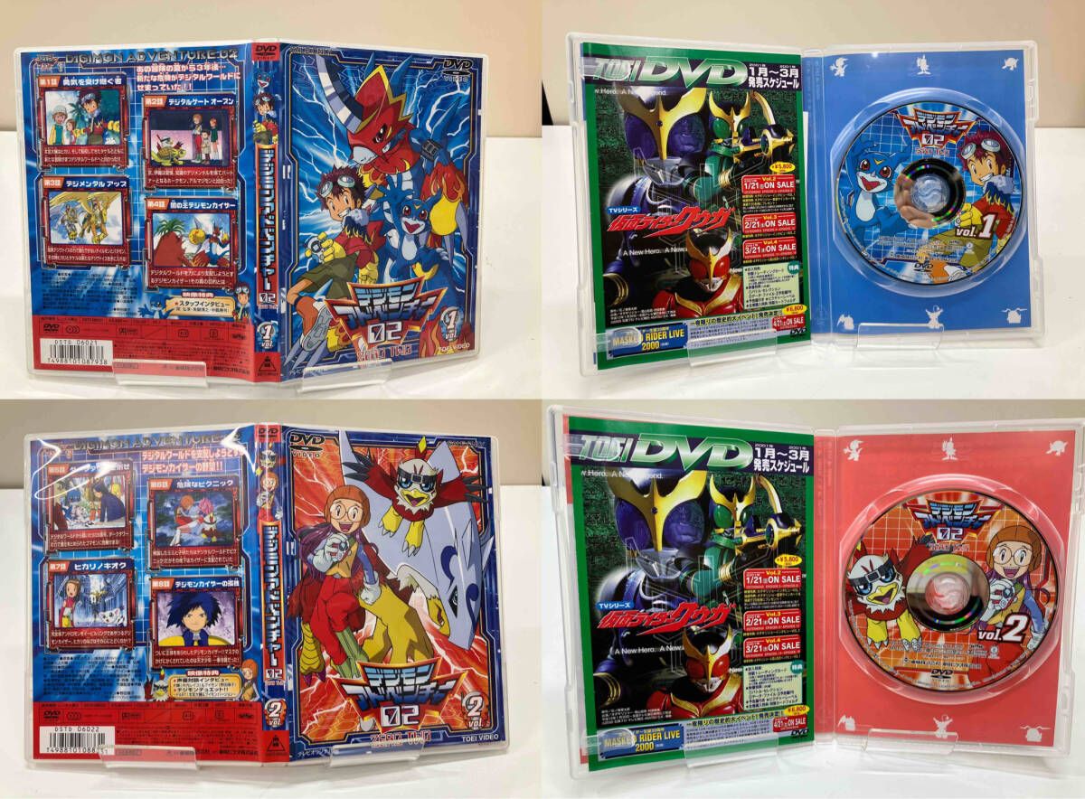 デジモンアドベンチャー02　アニメ　DVD　全巻セット　1巻〜12巻　全12巻 デジモンアドベンチャー 02【DVD】全12巻セット - メルカリ