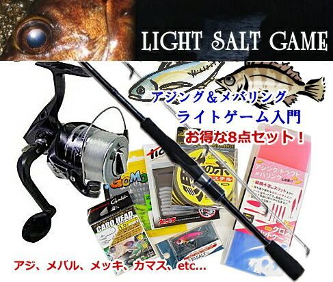 厳選 メバリング＆アジング トップ ライトゲームセット 【タイプ3