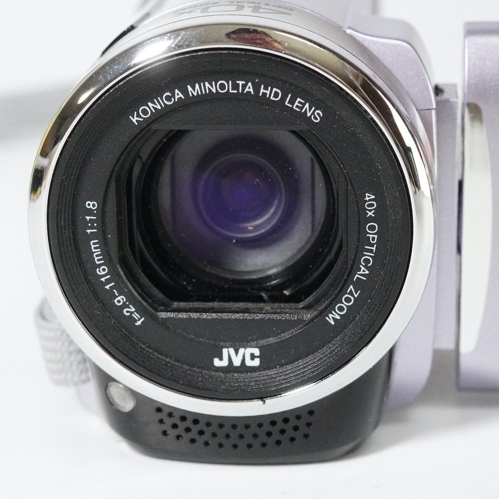 JVC Victor Everio GZ-E225-V パープル 元箱 動作OK 返金保証 /2155