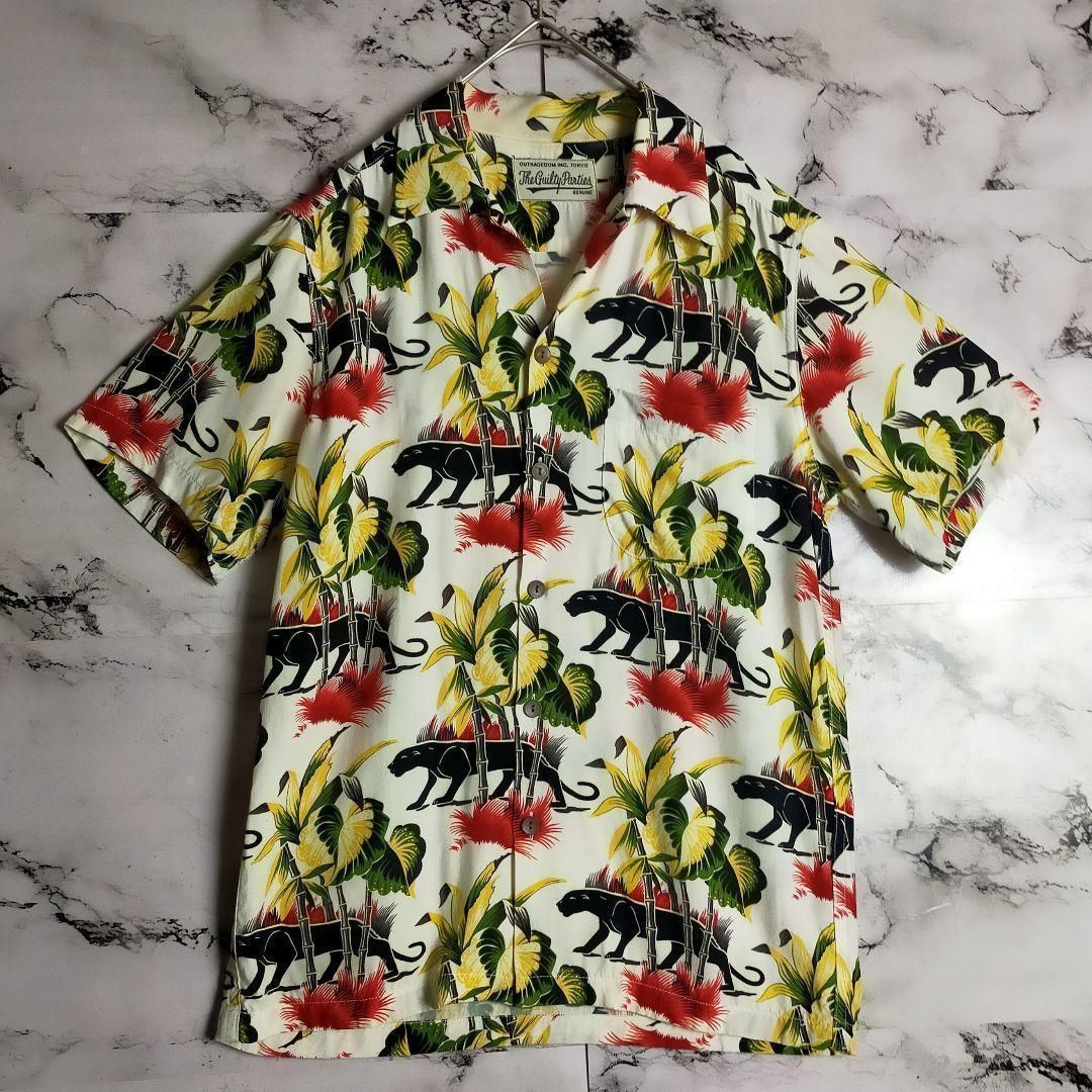 入手困難 ワコマリア 総柄デザイン人気カラーシャツ 半袖シャツ 即 品モデル