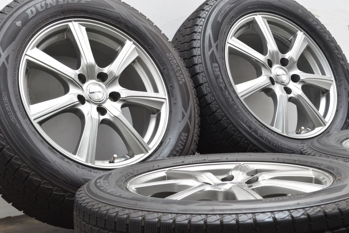 DUNLOP 17インチ スタッドレス エクストレイル 純正ホイール DUNLOP 17