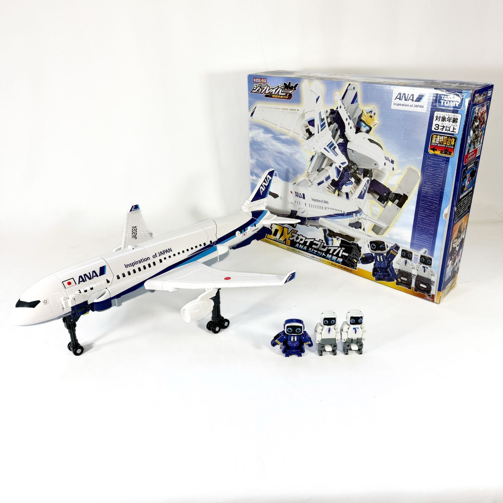 【新品・未使用】トミカヒーローズ DXスカイブレイバー ANAジェット旅客機 DX スカイブレイバー ANA ジェット旅客機｜トミカヒーローズ