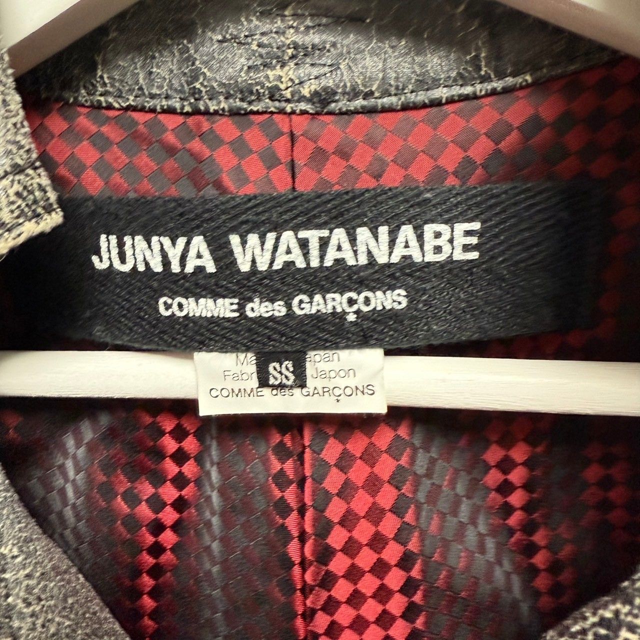 JUNYA WATANABE ジュンヤワタナベ 06SS クラック加工フェイク JUNYA WATANABE ジュンヤワタナベ 06SS クラック加工フェイク