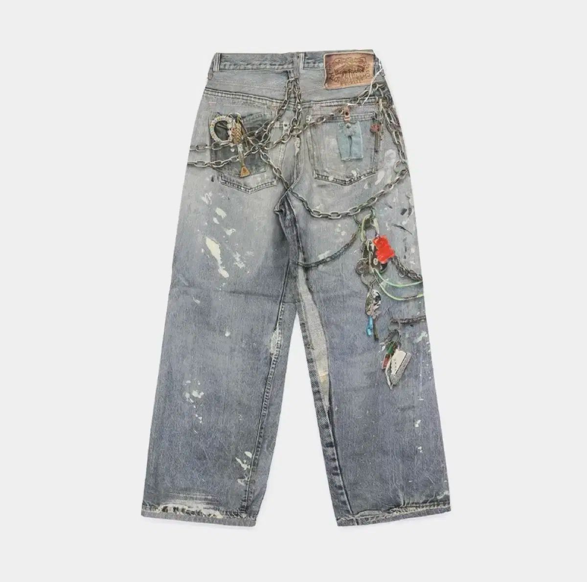 34 Acne Studios アクネストゥディオズ トロンプ ルイユ プリンティング パンツ DECORATOM_COM_BR