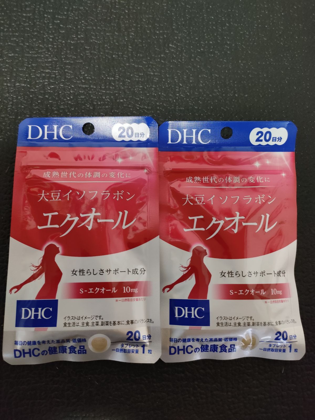 DHC 大豆イソフラボン エクオール 20日分 ×２袋 - メルカリ