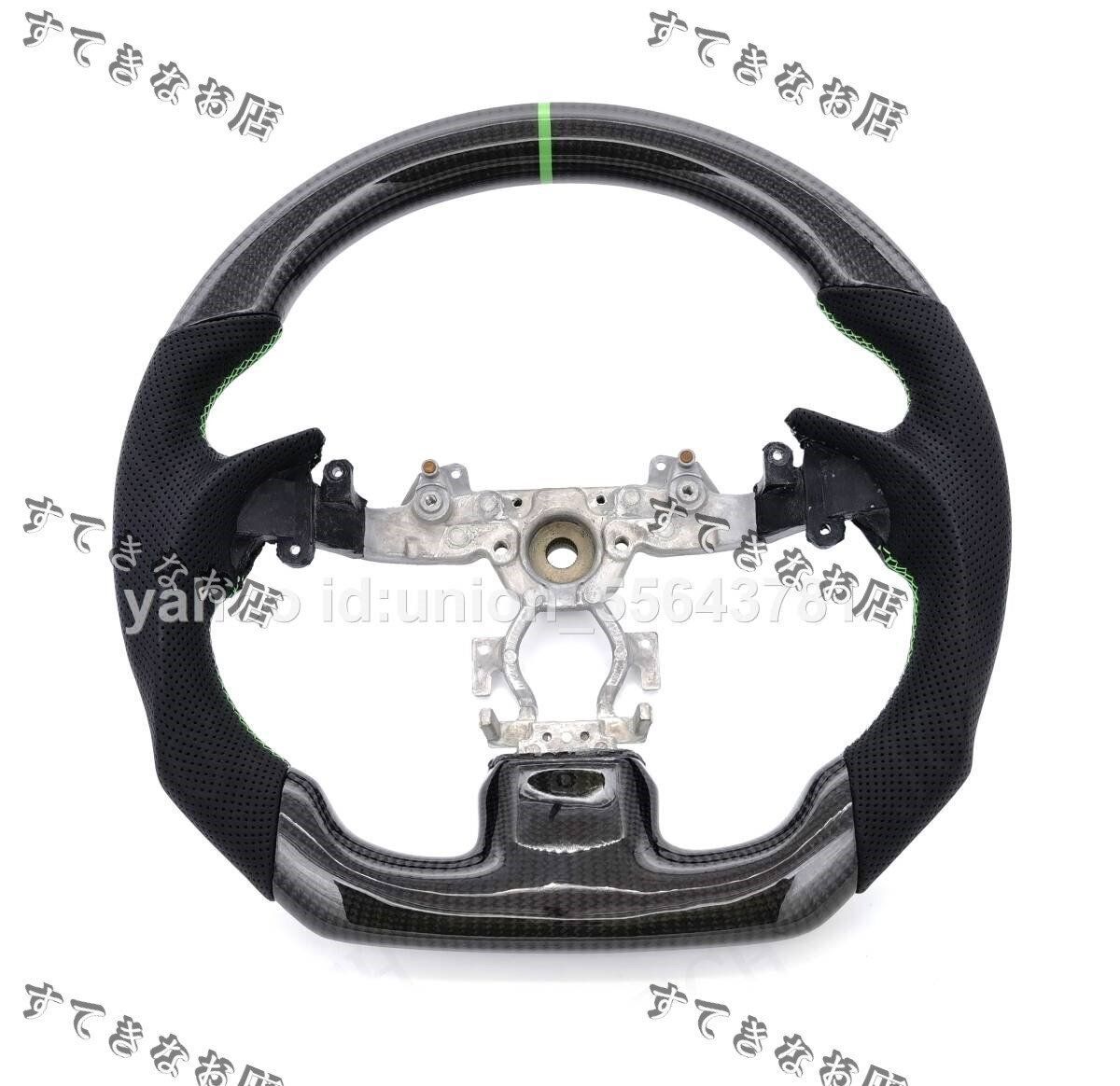 インフィニティ スポーツステアリング カーボン パンチングレザー 送料