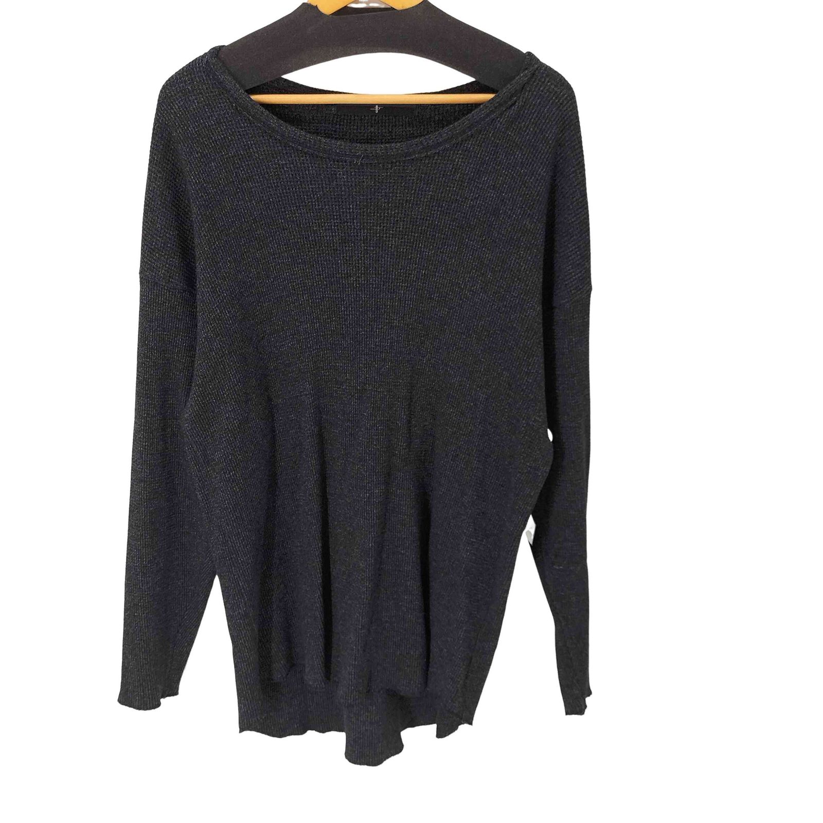 ノーアイディー NO ID. カットオフ加工ワッフルロングトップス メンズ ONE SIZE 
