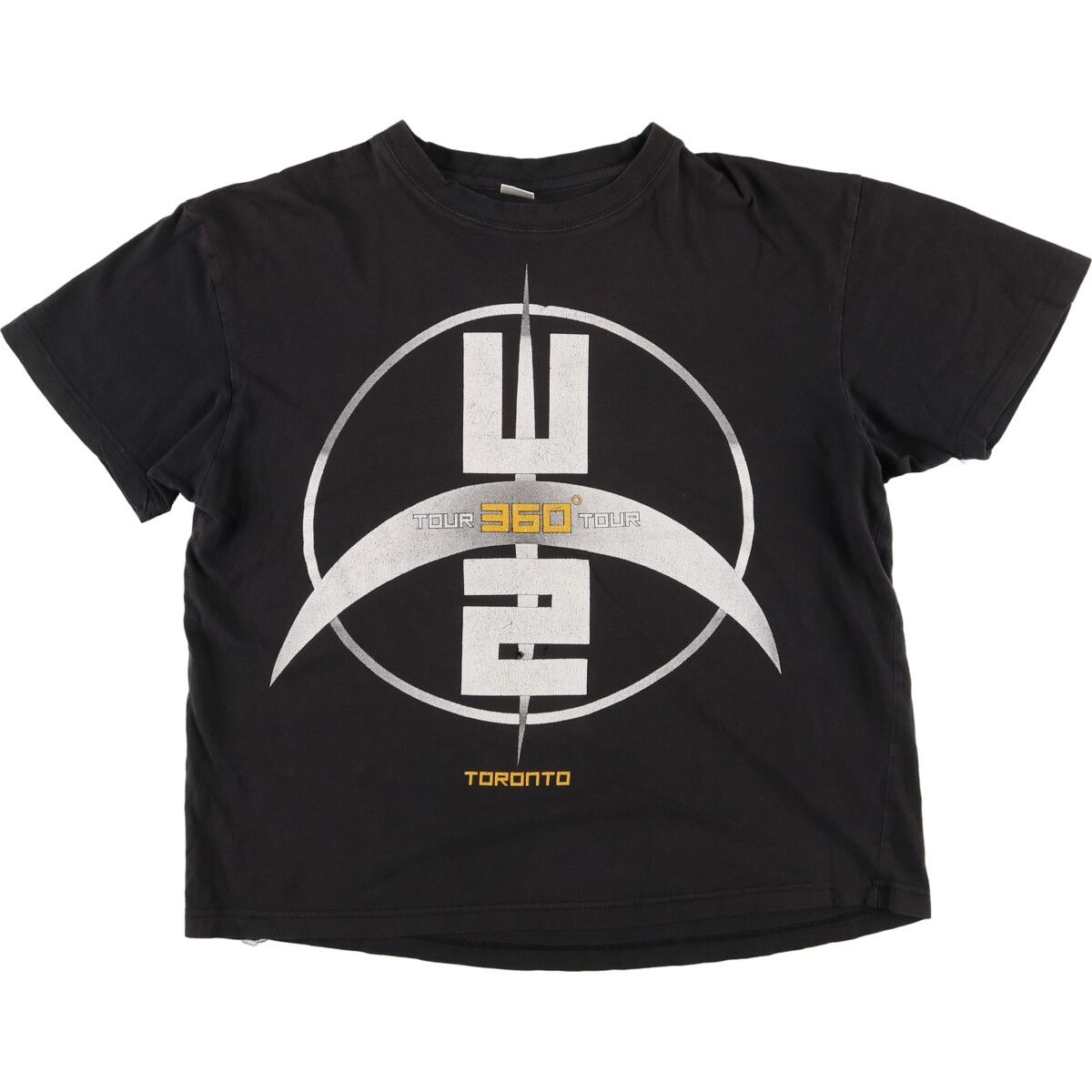 古着 U2 ユートゥー 両面プリント バンドTシャツ バンT メンズS 