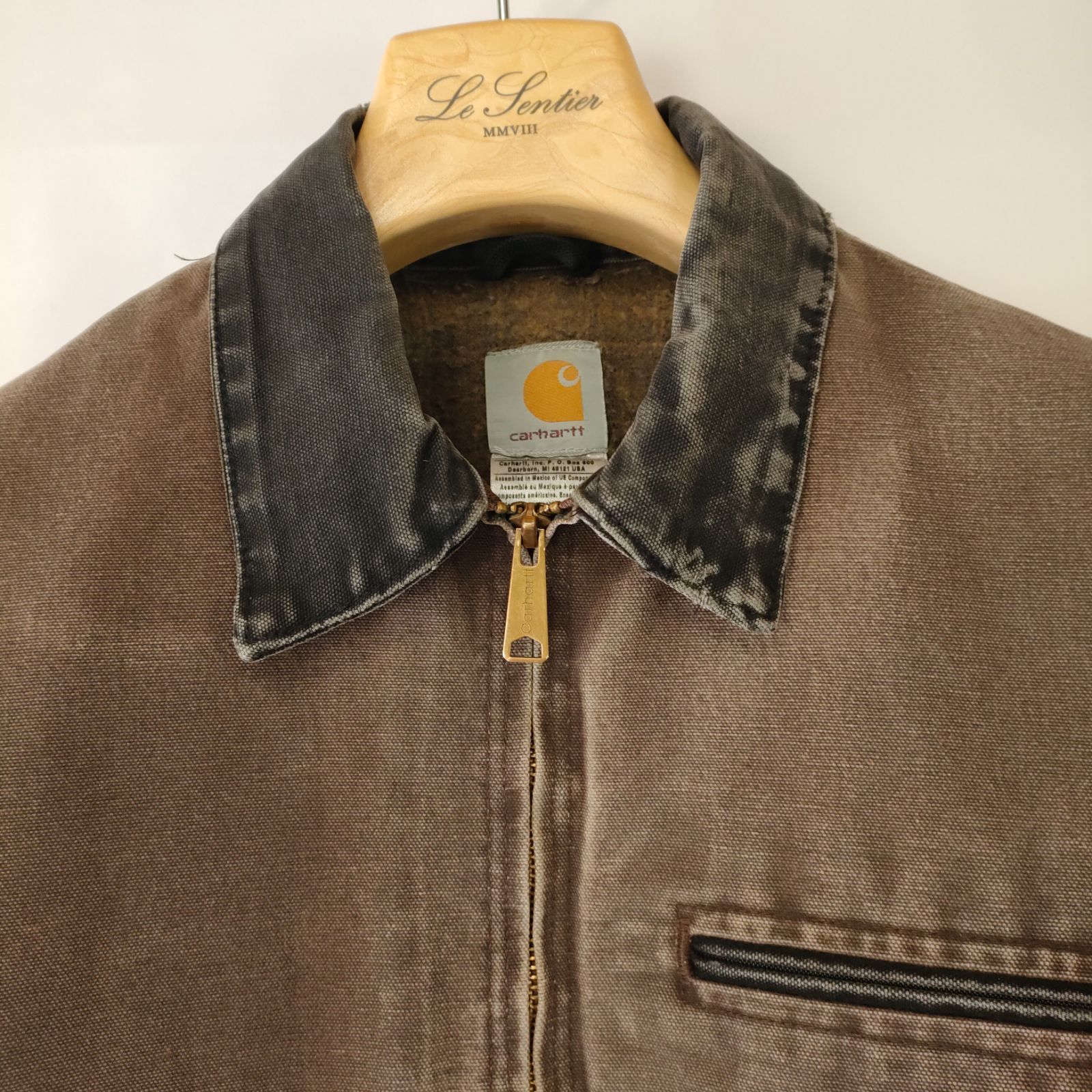 Carhartt　デトロイトジャケット　J97 ダークブラウン　L 激レア CarharttデトロイトジャケットJ97 ダークブラウンL 激レア