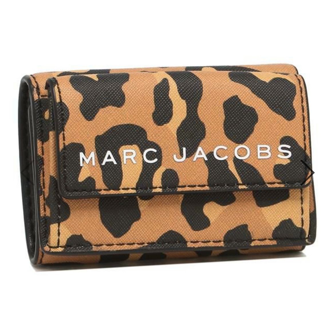 マークジェイコブス MARC JACOBS 三つ折り財布 レオパード ミニ財布