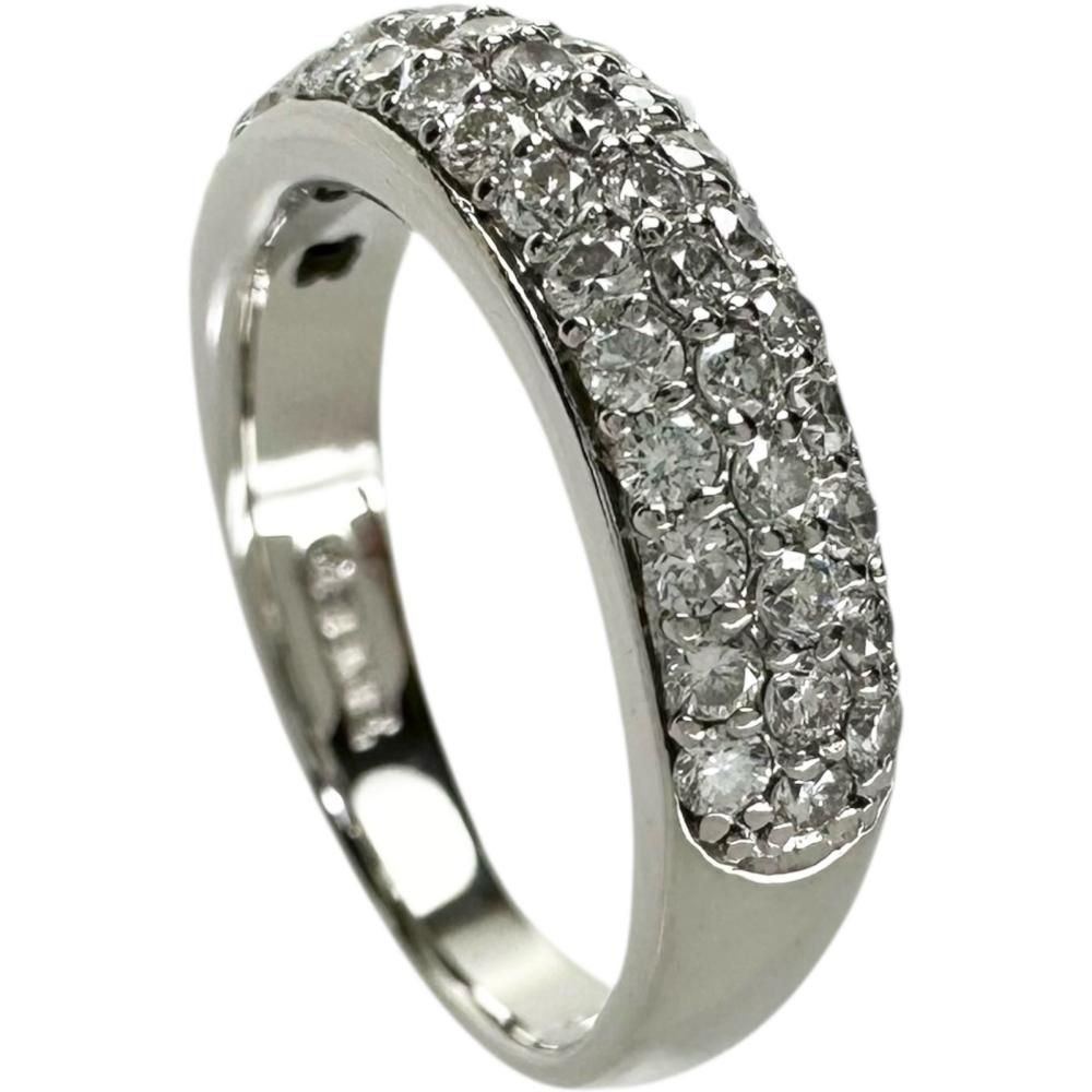 11号 【CELINE/セリーヌ】パヴェデザイン ダイヤモンド 0.75ct リング  