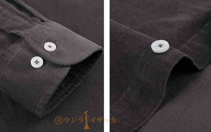 ネルシャツ メンズ 厚手 無地 暖かい 裏起毛 長袖シャツ 綿 コーデュロイシャツ カジュアル ビジネス トップス おしゃれ 冬服 冬物 20代 30代 40代 50代 60代 メンズファッション プレゼント ギフト Een4261 KARIMZIABAT_FR