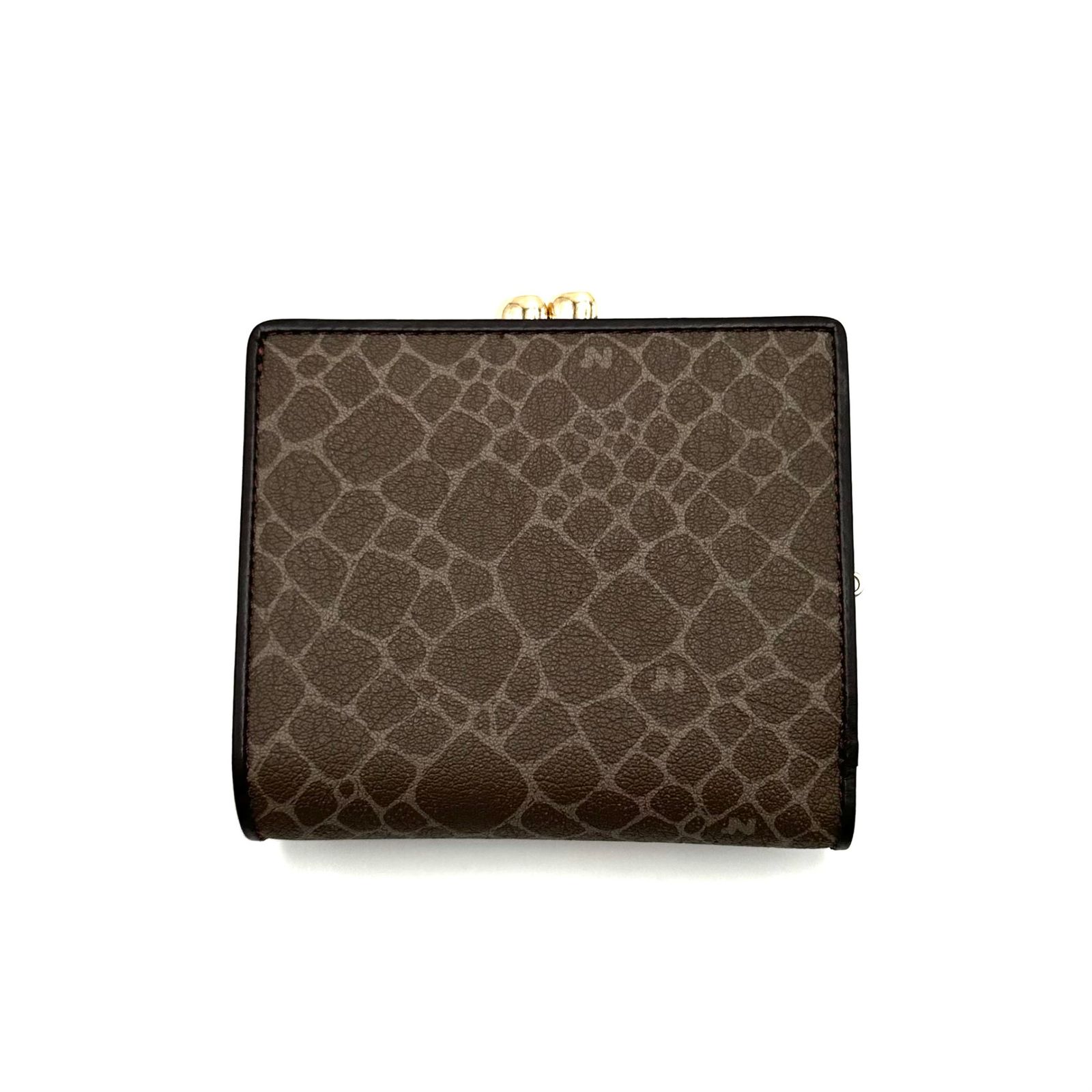 NINARICCH 折り財布　がま口　財布　ブラウン　茶色 楽天市場】ニナリッチ NINA RICCI 三つ折り財布 がま口 小銭入れ