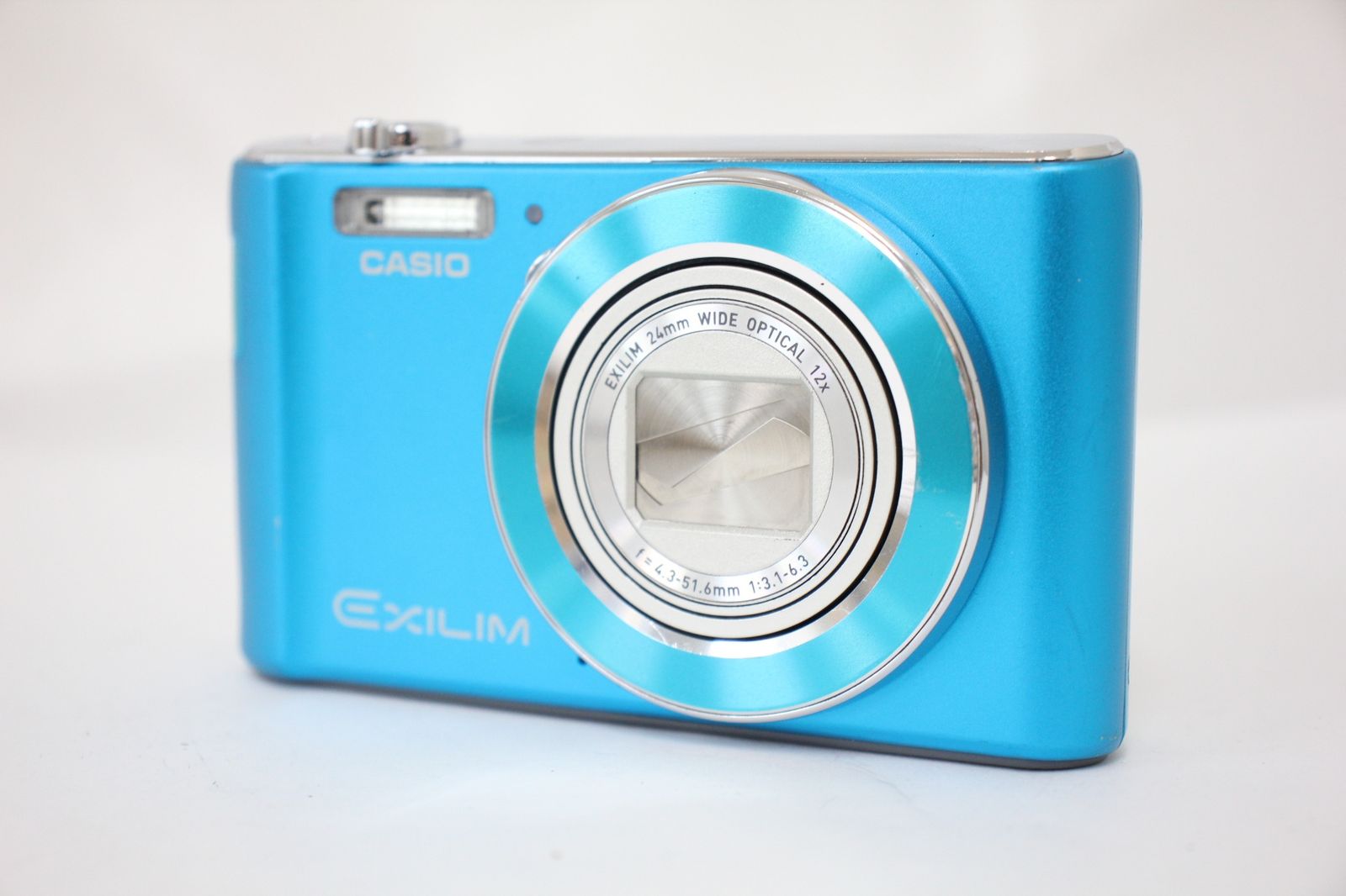 返品保証】 カシオ Casio Exilim EX-ZS210 ブルー 12x