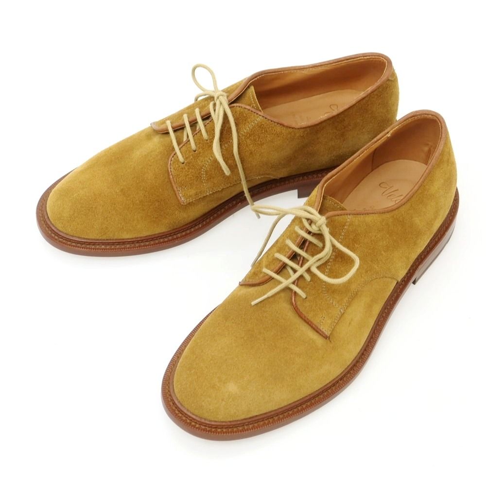 ヴェラスカ VELASCA スエード ダービーシューズ キャメルブラウン系 サイズ41 メンズ