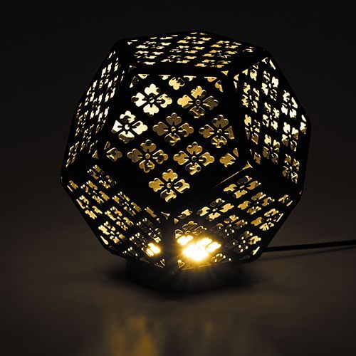 メタルワークス LEDランプ はなびし柄 USB電源（AC電源アダプター付）イシグロ/21391