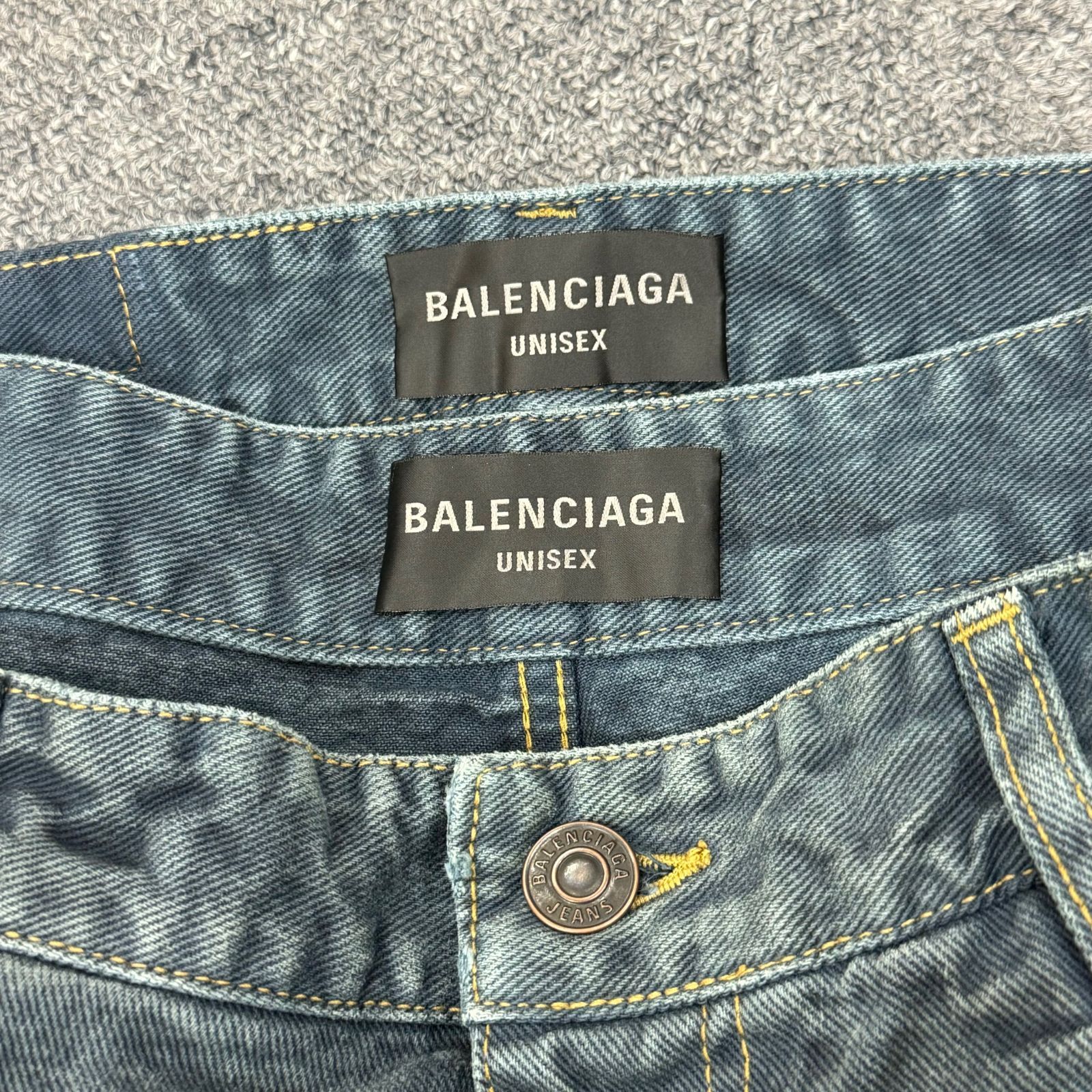 国内正規 BALENCIAGA 23SS エプロン スカート デニムパンツ