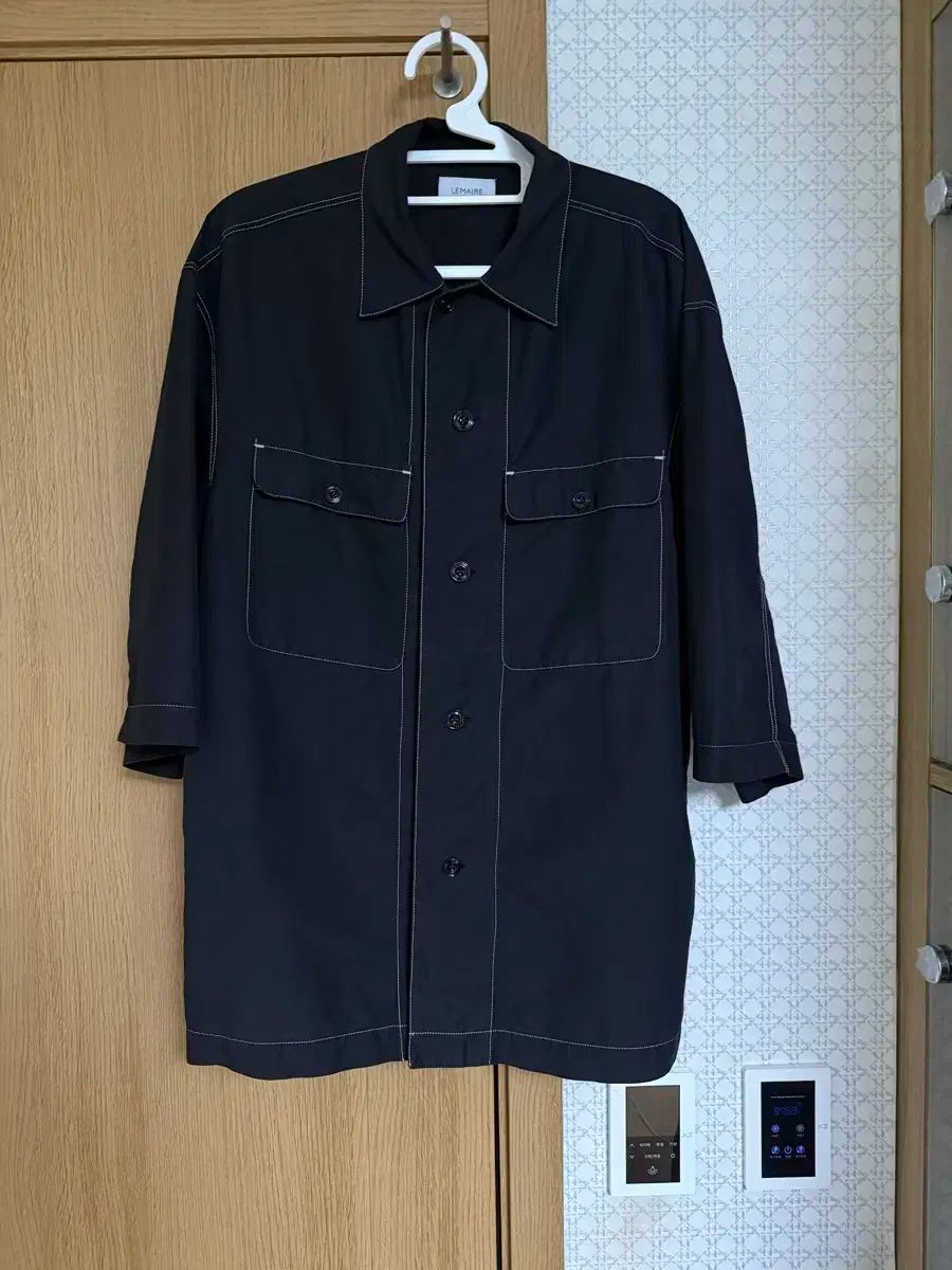 ルメール コントラストステッチシャツ