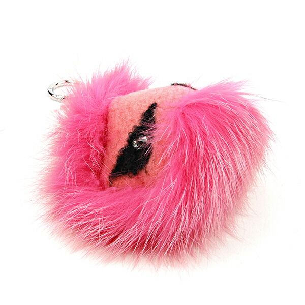 Nikon 75-300mm f/4.5-5.6 ズームレンズ 新品 フェンディ FENDI キーホルダー バッグバグズ ピンク FENDI