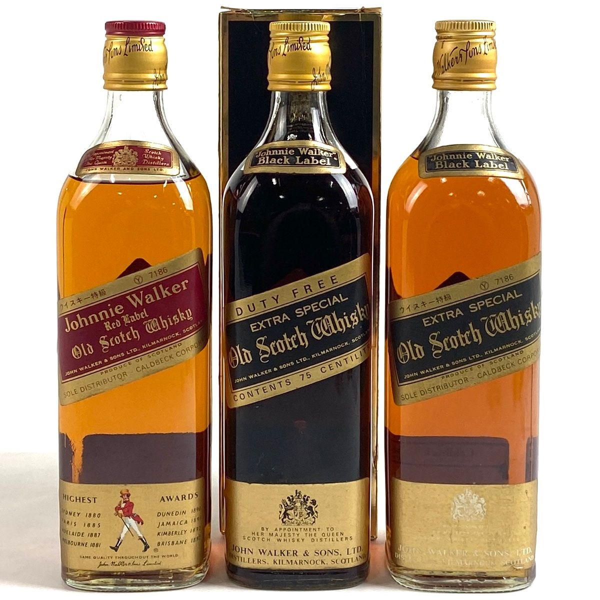 3本 ジョニーウォーカー JOHNNIE WALKER レッドラベル ブラックラベル エクストラスペシャル 金キャップ スコッチ 750ml  ウイスキー セット 【古酒】 - メルカリ