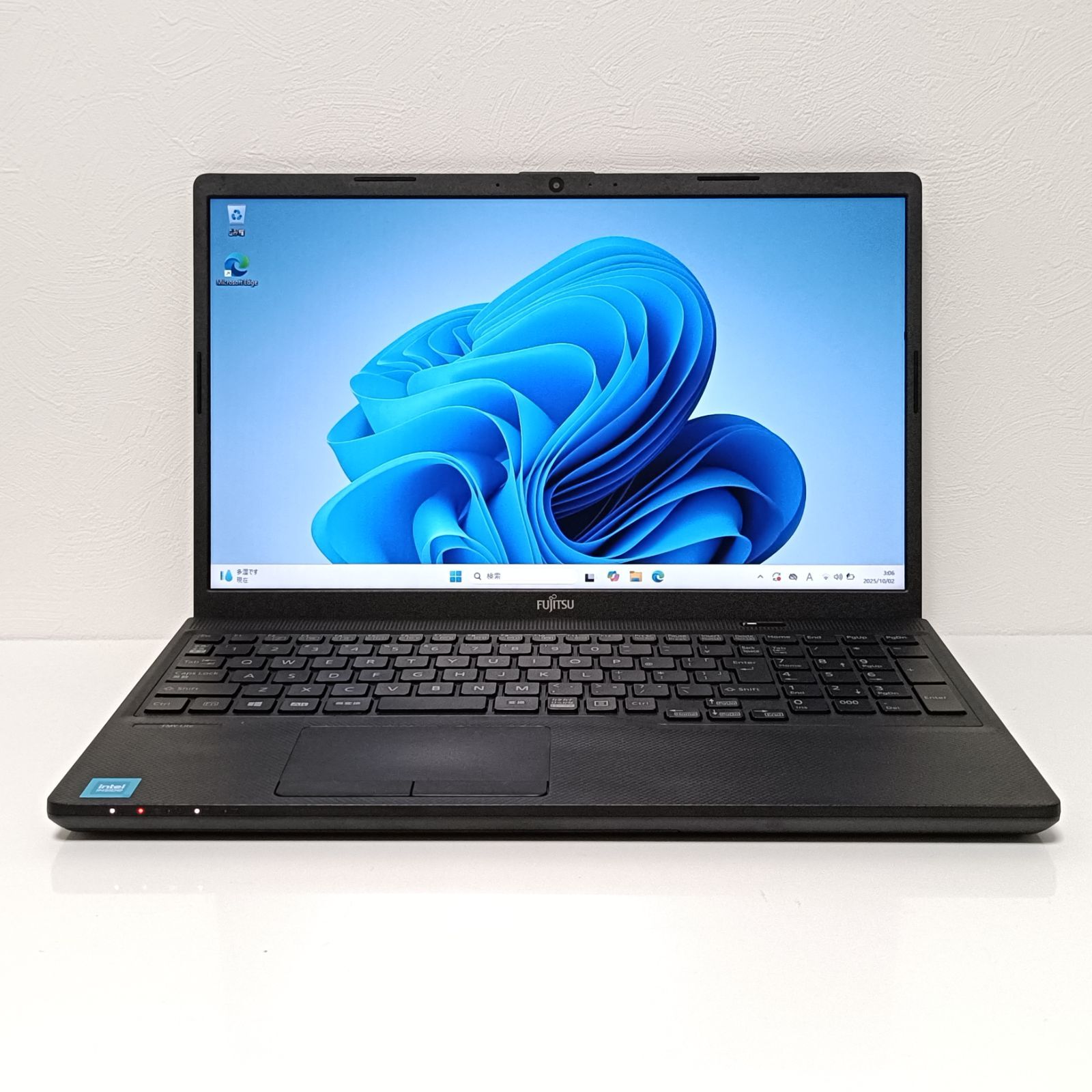 フォロワー割 2021年12月製 富士通 Windows11 15.6型 ノートパソコン 高速 NVMe SSD メモリ8GB Webカメラ Wi-Fi6対応 USB3.2 Type-C み 即使用 373