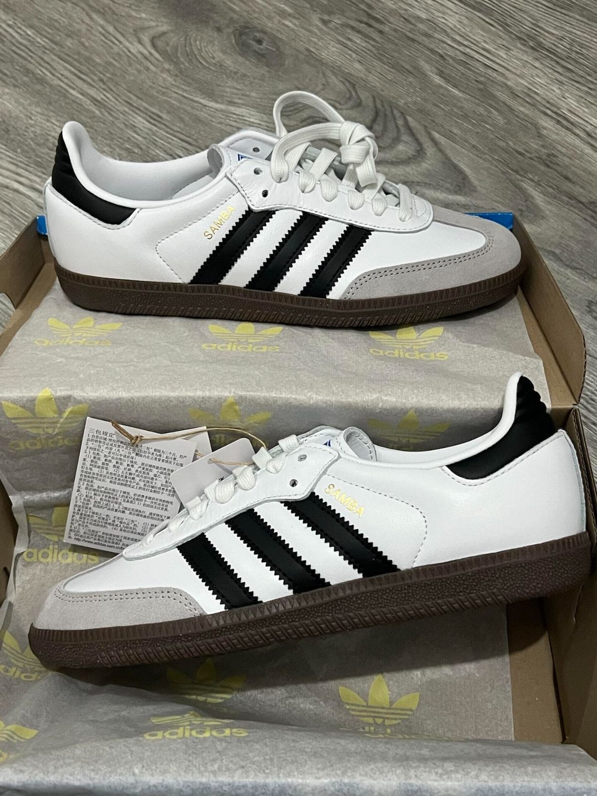 新品 SAMBA OG アディダス サンバ ホワイト Adidas Originals Samba white FW2427 男女兼用