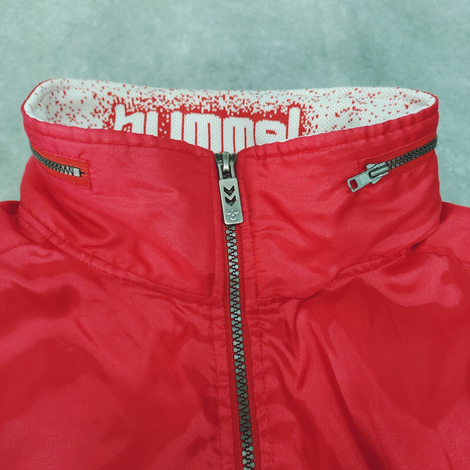 hummel ヒュンメル サイズ O ジャージ 上下セット レッド サッカー 