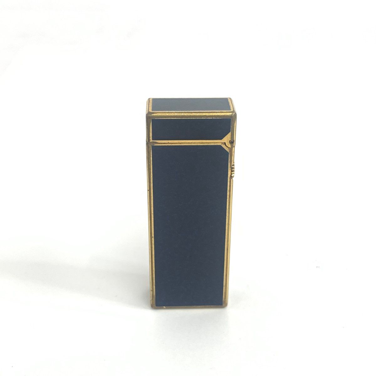dunhill ダンヒル ライター ケース付 ゴールドカラー/ネイビー 喫煙 