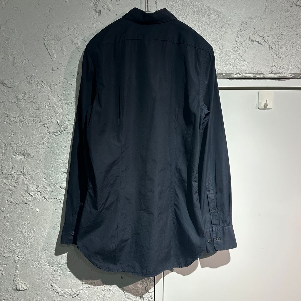 JIL SANDER ジルサンダー Regular Fit Shirt 長袖シャツ ネイビー size 37 表参道A09