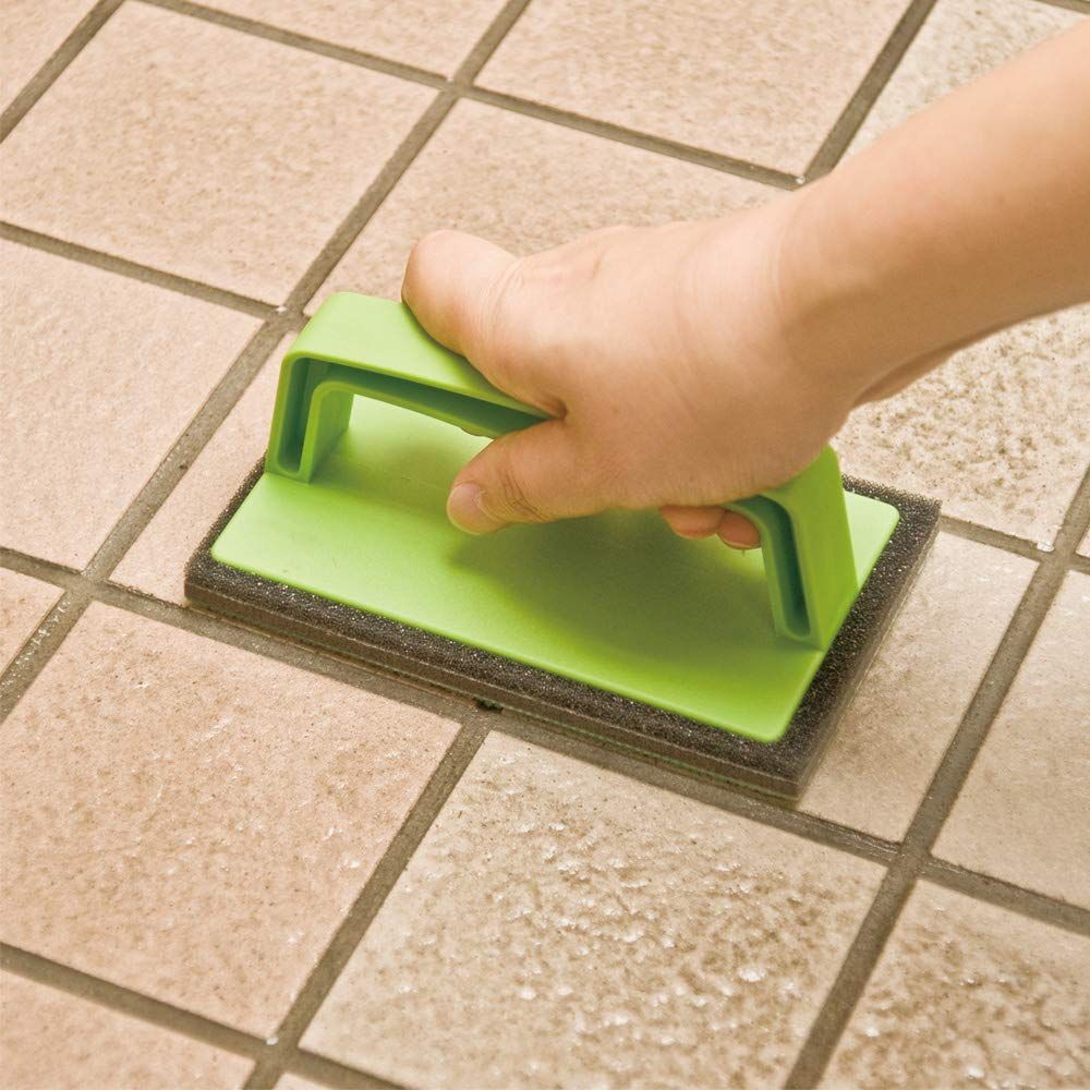 数量 アズマ工業 TKブラッシングスポンジ 玄関タイル用 本体 グリーン 玄関掃除 ベランダ掃除 外壁掃除 ハンドブラシ アズマブラシ