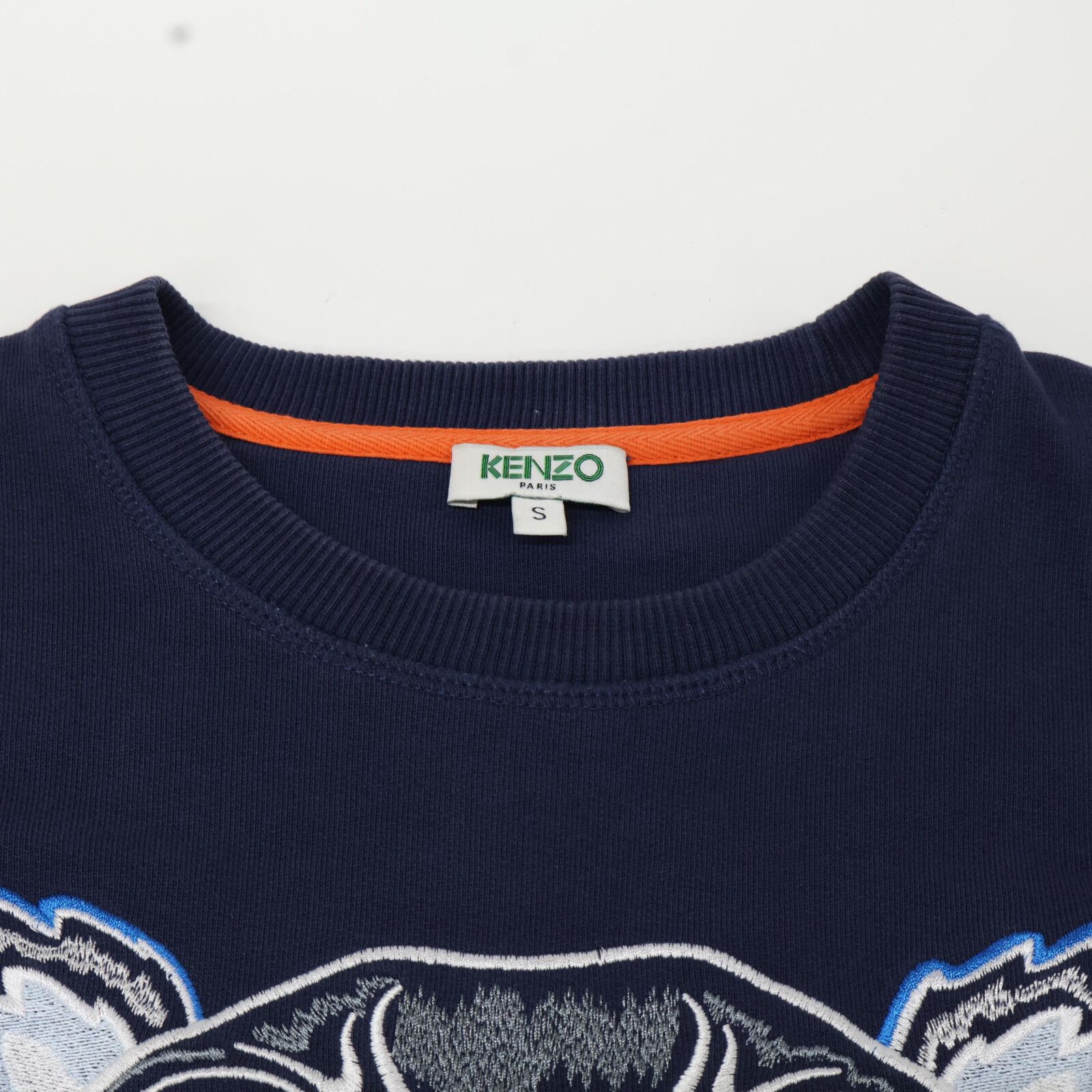 KENZO ケンゾー ﾈｲﾋﾞｰ ﾀｲｶﾞｰ刺繍 ｽｳｪｯﾄ S - メルカリ