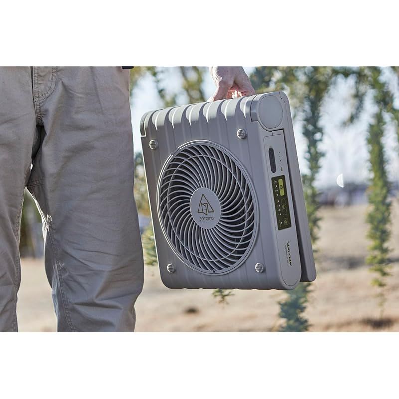 限定品 ソトモ Sotomo アウトドア 送風機 ソーラーパワーファン２ グレイッシュ GY APF570